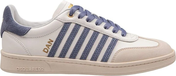 DSQUARED2 Leather And Suede Sneakers