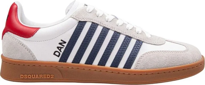 DSQUARED2 Leather And Suede Sneakers