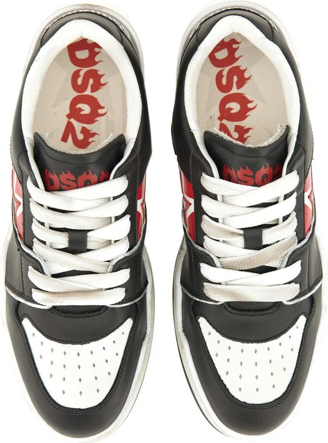 DSQUARED2 Leather Sneaker - Image 6