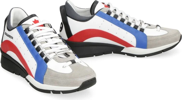 DSQUARED2 Legendary Leather Low-Top Sneakers - Image 6