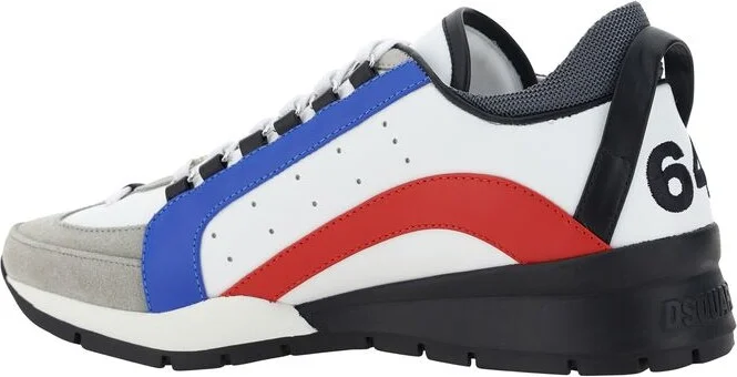 DSQUARED2 Legendary Leather Low-Top Sneakers - Image 7