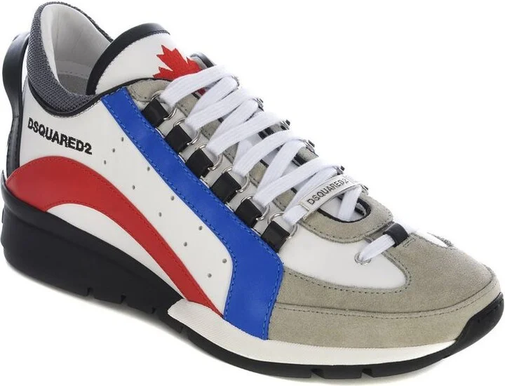 DSQUARED2 Legendary Leather Low-Top Sneakers - Image 8