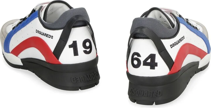 DSQUARED2 Legendary Leather Low-Top Sneakers - Image 10
