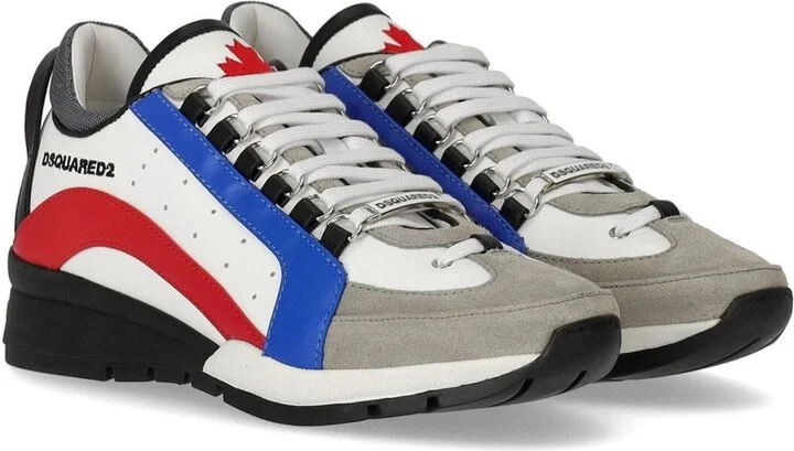 DSQUARED2 Legendary Leather Low-Top Sneakers - Image 11