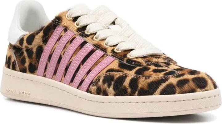 DSQUARED2 Leopard-Print Sneakers - Image 2