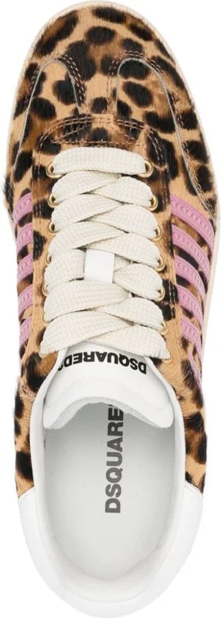 DSQUARED2 Leopard-Print Sneakers - Image 4
