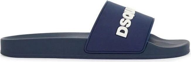 Dsquared2 Logo Embossed Pool Slides