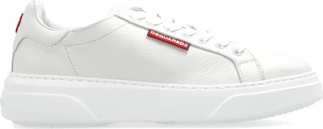 Dsquared2 Logo-Embossed Round-Toe Lace-Up Sneakers