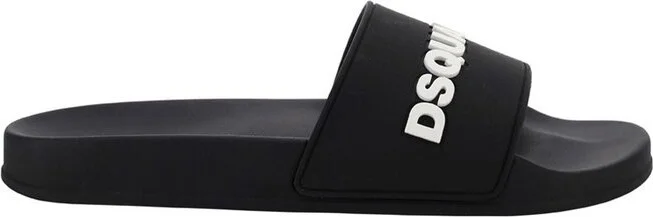 Dsquared2 Logo Embossed Slip-On Slides
