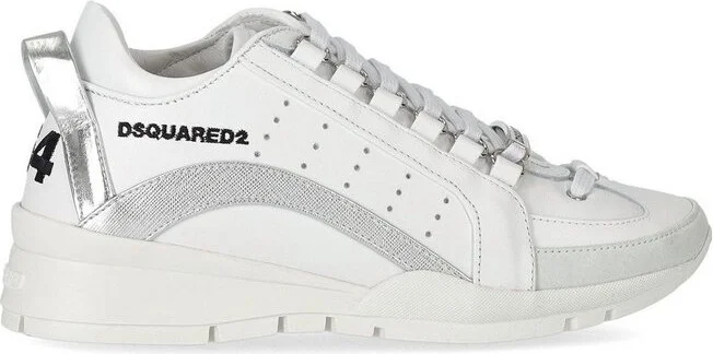 Dsquared2 Logo Embroidered Lace-Up Sneakers