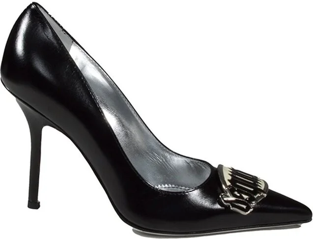 Dsquared2 Logo Plaque Pointed-Toe Pumps