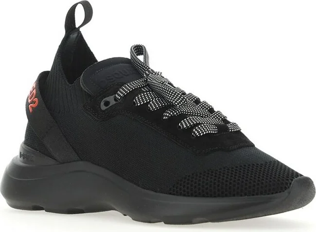 Dsquared2 Logo Printed Lace-Up Sneakers