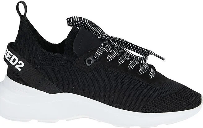 Dsquared2 Logo Printed Lace-Up Sneakers