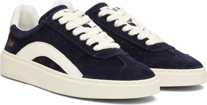 Dsquared2 Navy Rider Sneakers - Image 4
