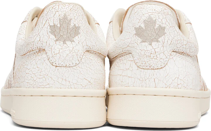 Dsquared2 Off-White Boxer Sneakers - Image 2