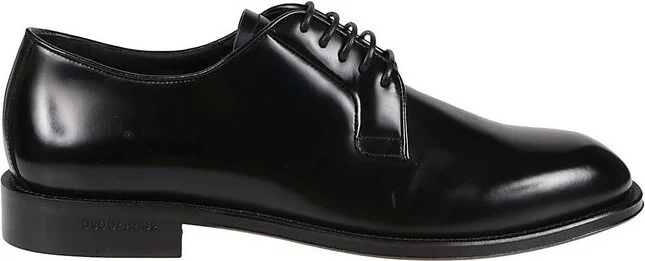 Dsquared2 Polished-Finish Lace-Up Derby Shoes