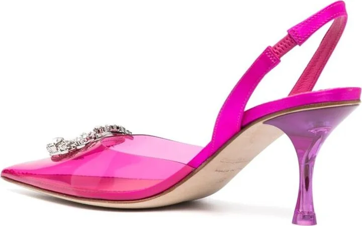 DSQUARED2 Rhinestone Detail Slingback Pumps - Image 2