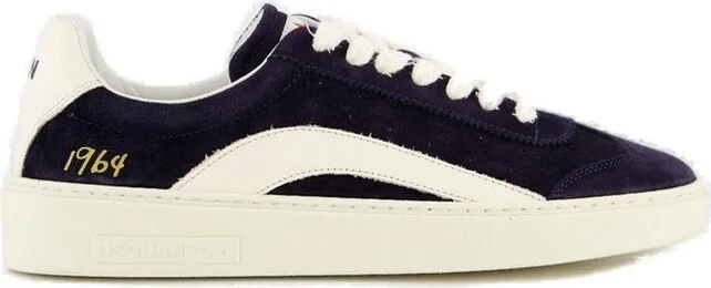 Dsquared2 Round-Toe Lace-Up Sneakers