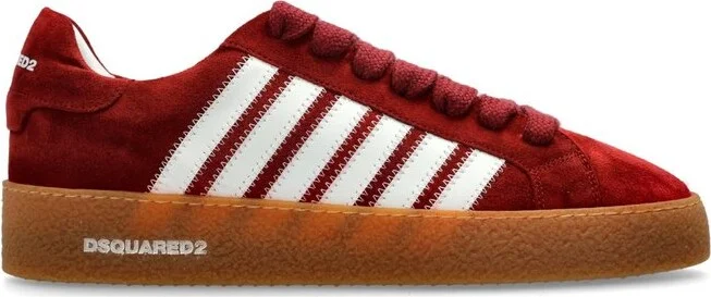 Dsquared2 Round-Toe Lace-Up Sneakers