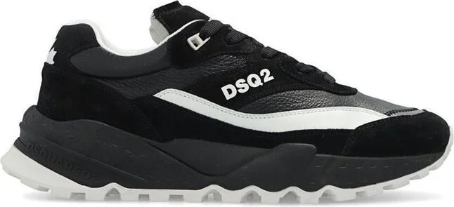 Dsquared2 Round Toe Lace-Up Sneakers