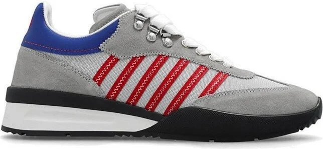 Dsquared2 Round-Toe Lace-Up Sneakers