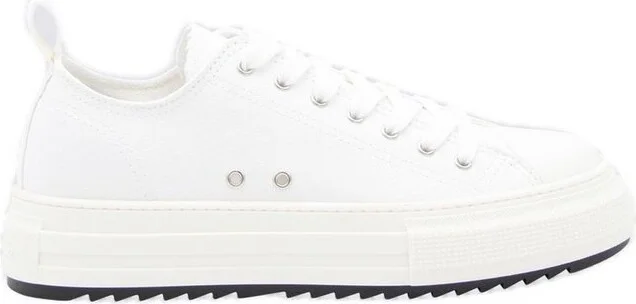 Dsquared2 Round Toe Lace-Up Sneakers