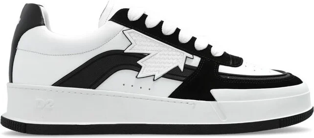 Dsquared2 Round-Toe Lace-Up Sneakers