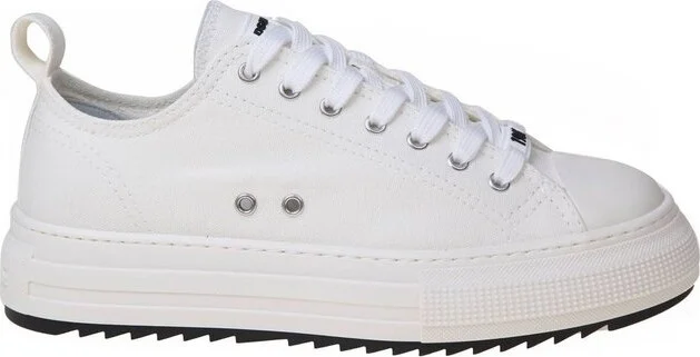 Dsquared2 Round Toe Platform Sneakers