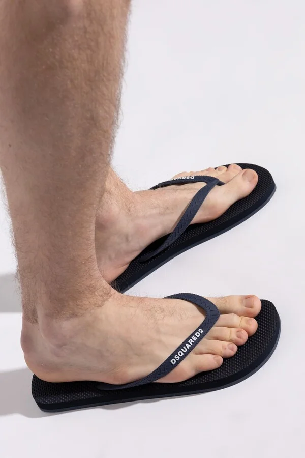 Dsquared2 Rubber Slides With Logo - Image 2
