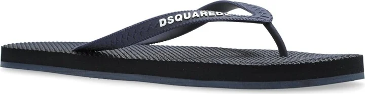 Dsquared2 Rubber Slides With Logo - Image 4