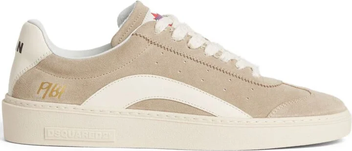 DSQUARED2 Sand Suede Sneakers