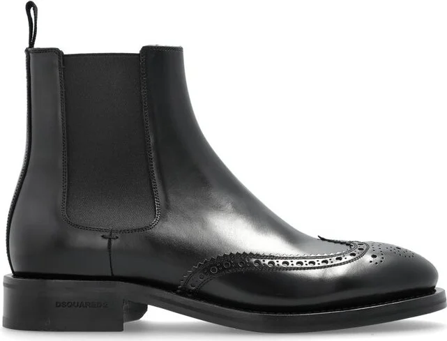 Dsquared2 Side Elastic Round Toe Boots