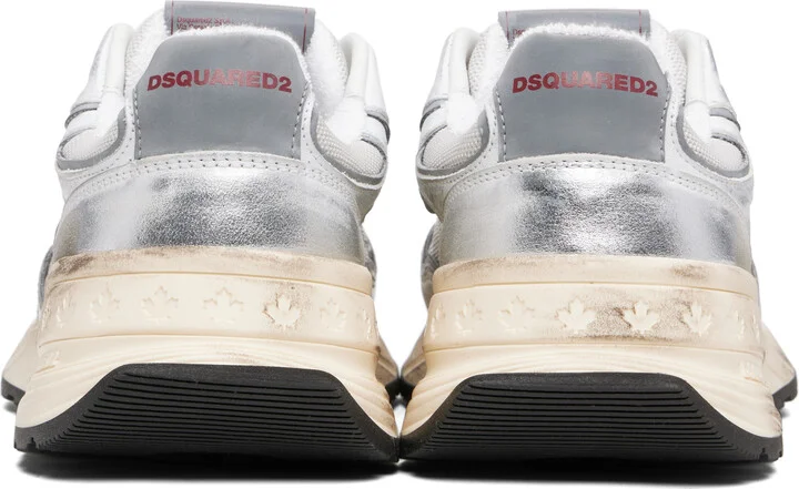 Dsquared2 Silver Sprinter Sneakers - Image 2