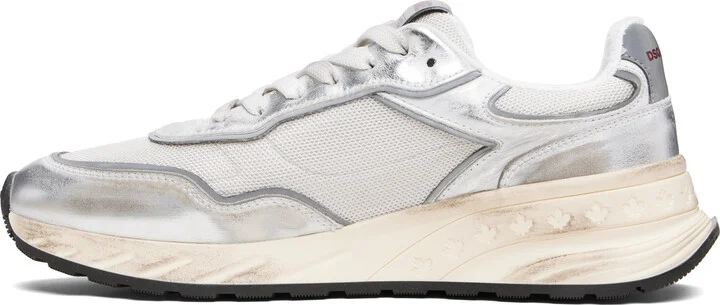 Dsquared2 Silver Sprinter Sneakers - Image 3