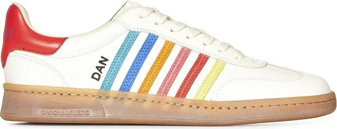 DSQUARED2 Summer Lovers Rainbow Boxer Sneakers