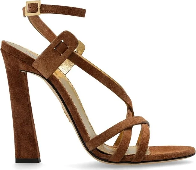 Dsquared2 Twin Crossover-Strap Heeled Sandals