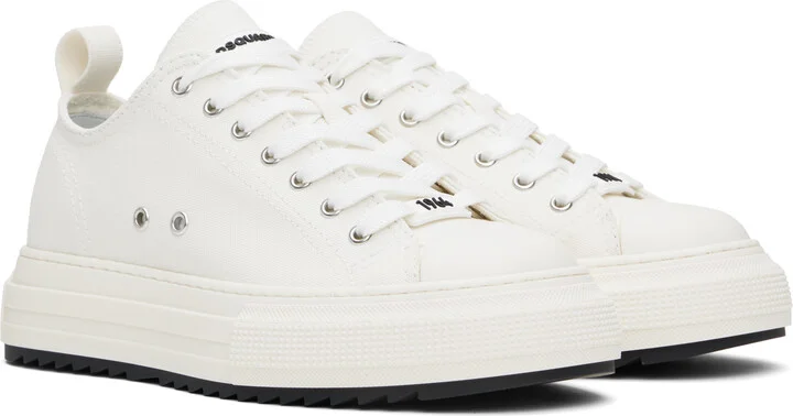 Dsquared2 White Berlin Sneakers - Image 4