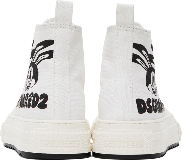 Dsquared2 White Berlin Sneakers - Image 2
