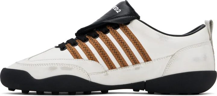 Dsquared2 White 'Dsquared2 Soccer' Sneakers - Image 3