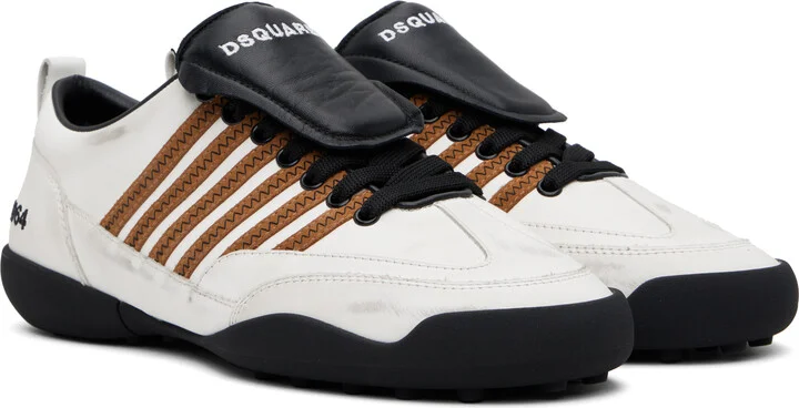 Dsquared2 White 'Dsquared2 Soccer' Sneakers - Image 4