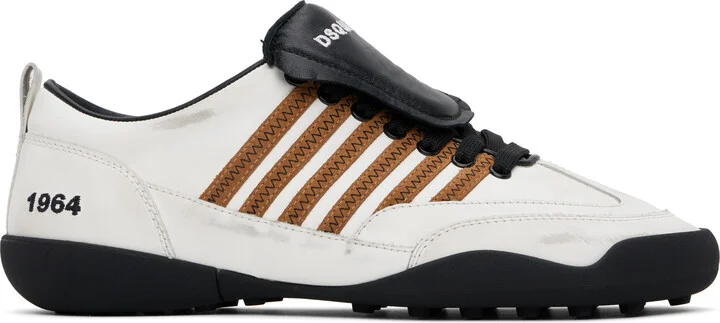 Dsquared2 White 'Dsquared2 Soccer' Sneakers