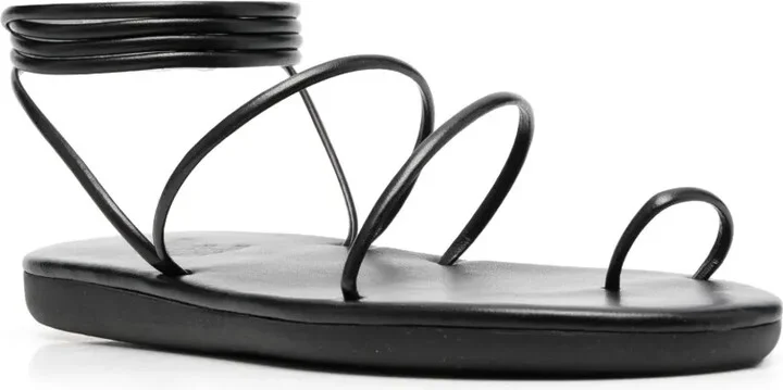 Du open-toe leather sandals - Image 2