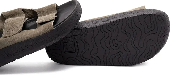 Dual-Strap Suede Sandals - Image 3