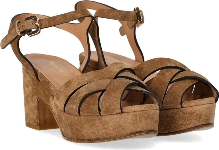 Duccio Del Duca Brown Heeled Sandal - Image 2