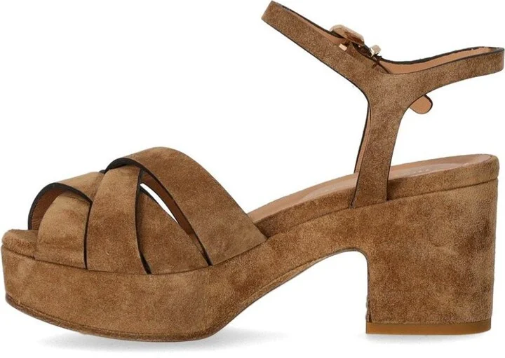 Duccio Del Duca Brown Heeled Sandal - Image 3