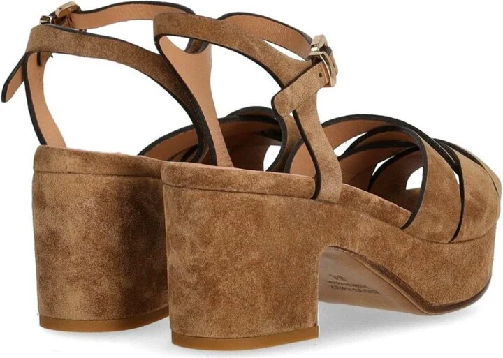Duccio Del Duca Brown Heeled Sandal - Image 4