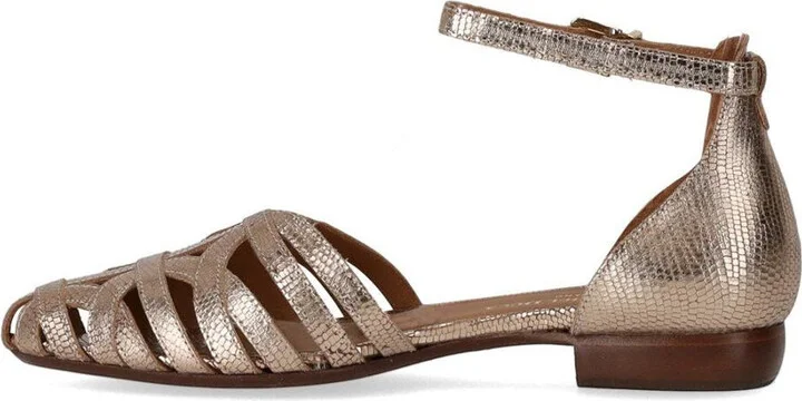 Duccio Del Duca Rose Gold Flat Sandal - Image 3