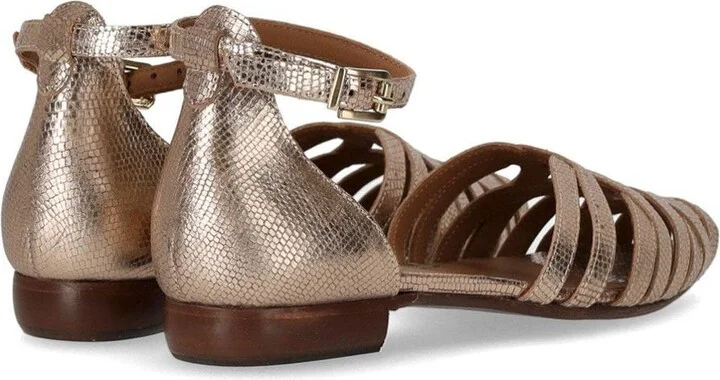 Duccio Del Duca Rose Gold Flat Sandal - Image 4