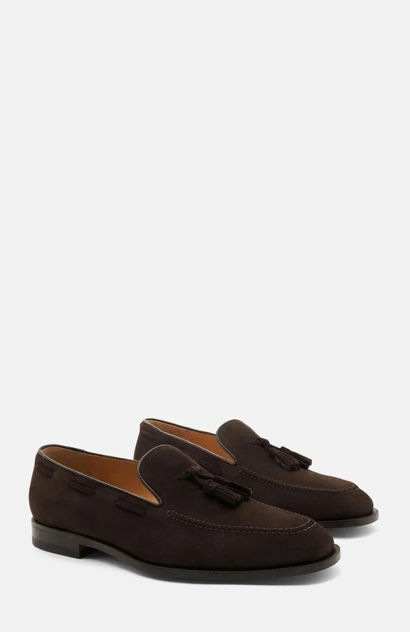 Dark Brown Suede