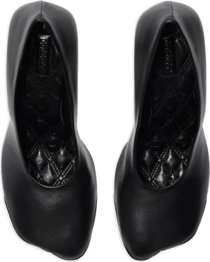 Duck 90mm leather pumps - Image 4